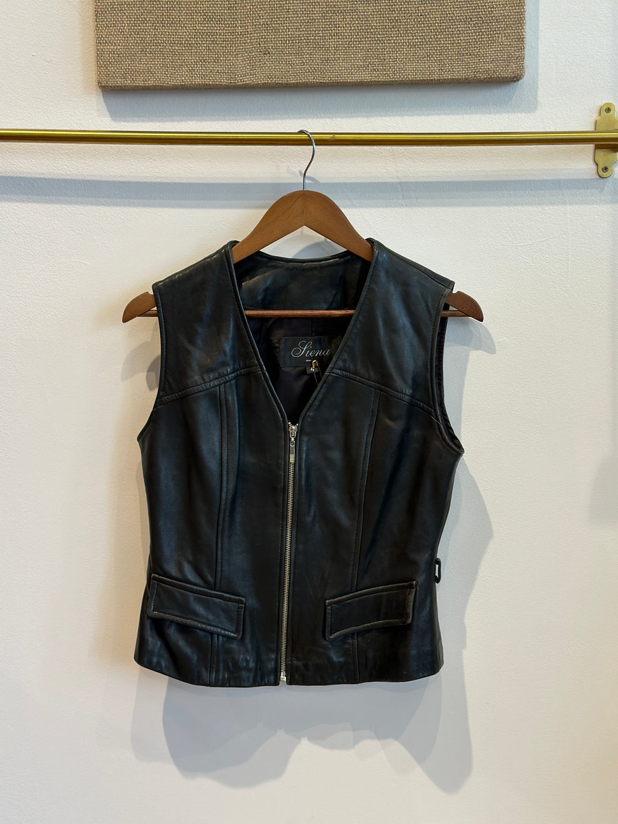 Vintage Leather Vest