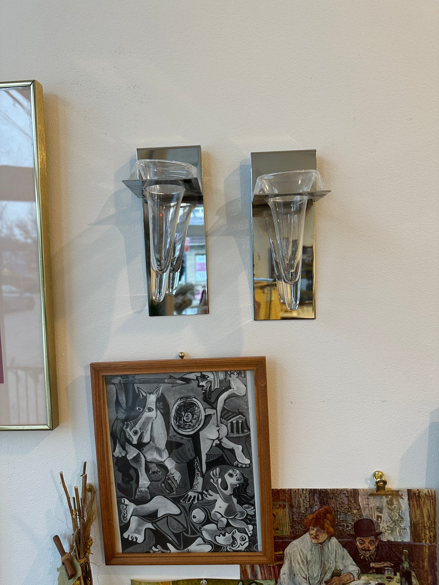 Vintage Modern Party Lite Wall Sconces