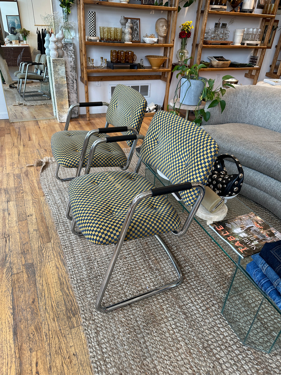 Checkered Vintage Chairs