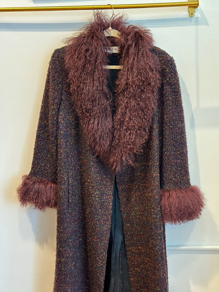 Vintage Fur Trim Coat