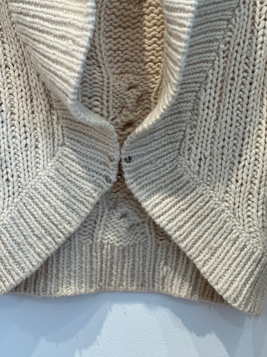 Knit crop cardigan